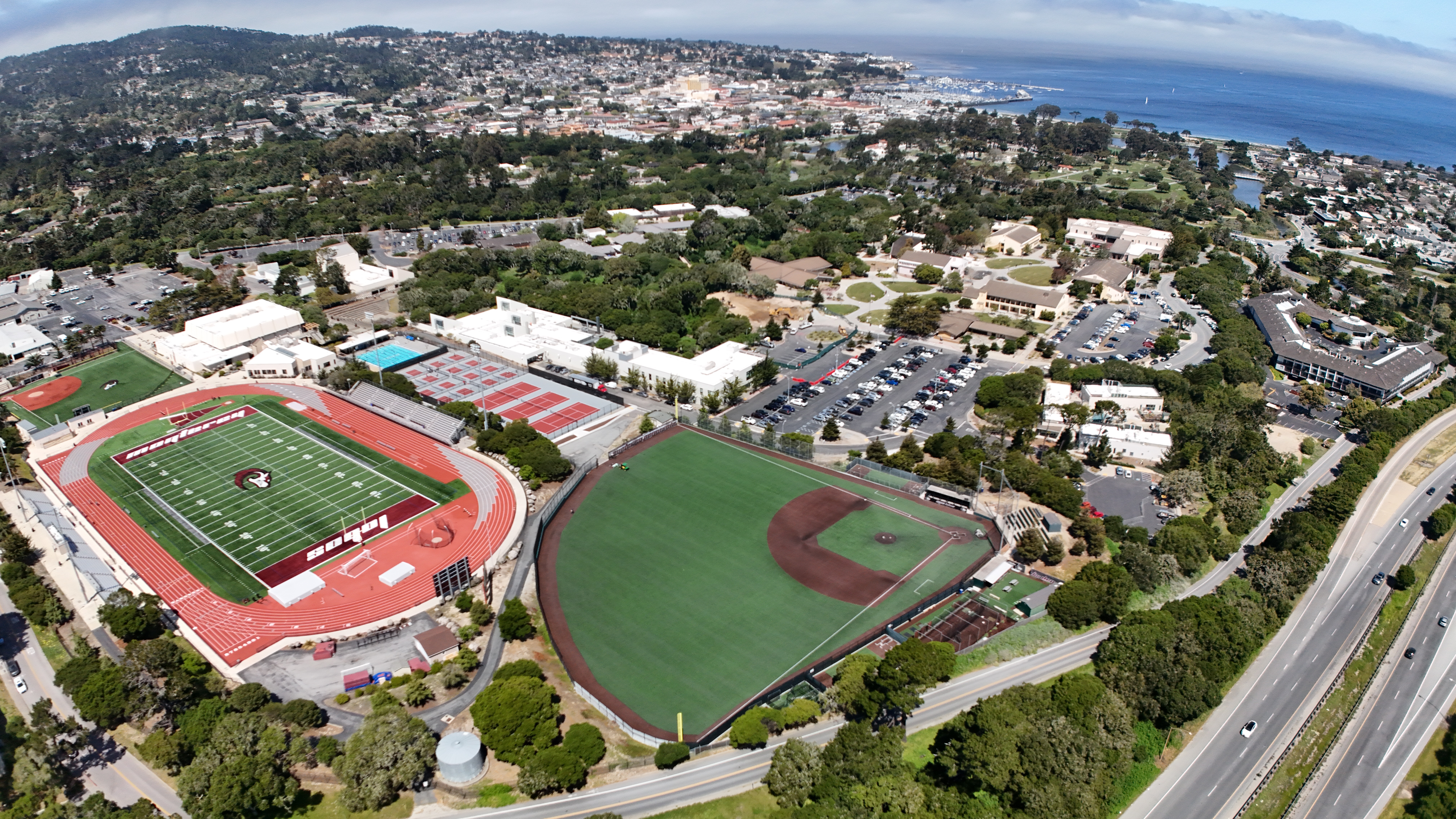 MPC Athletics Complex aerial view