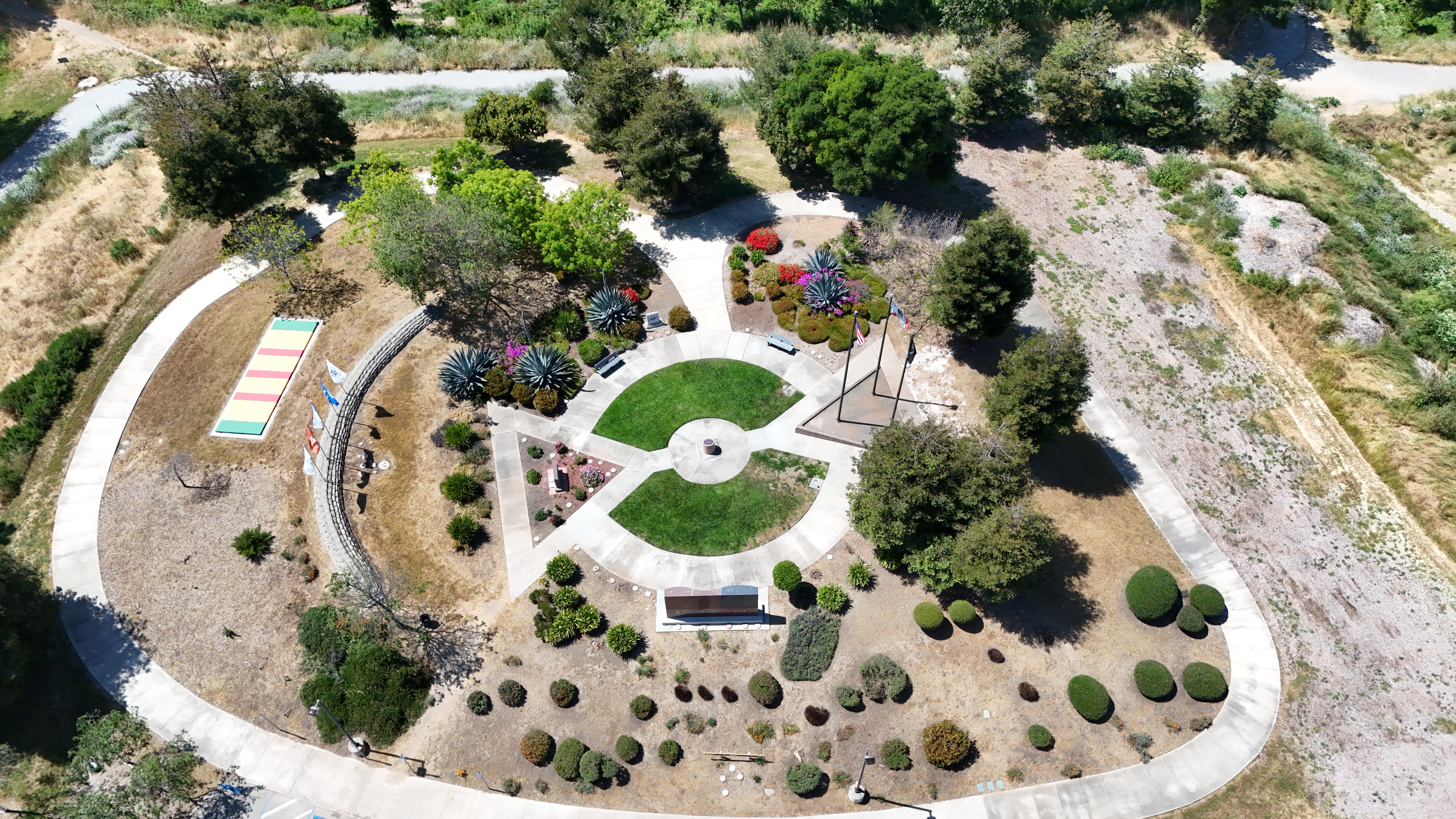 Veterans Memorial Park aerial